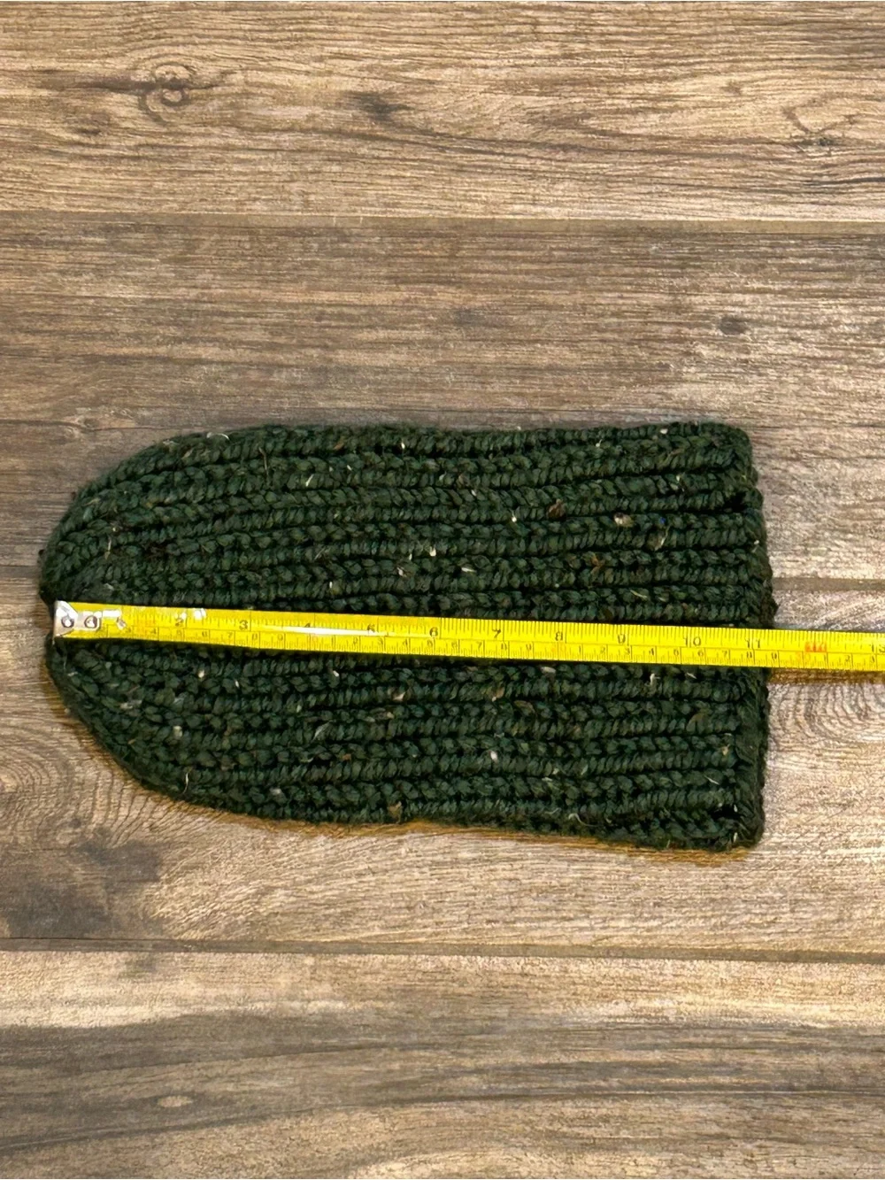 Handmade Unisex Cozy Kelp Knit Wool Blend Chunky Beanie 11” NEW
